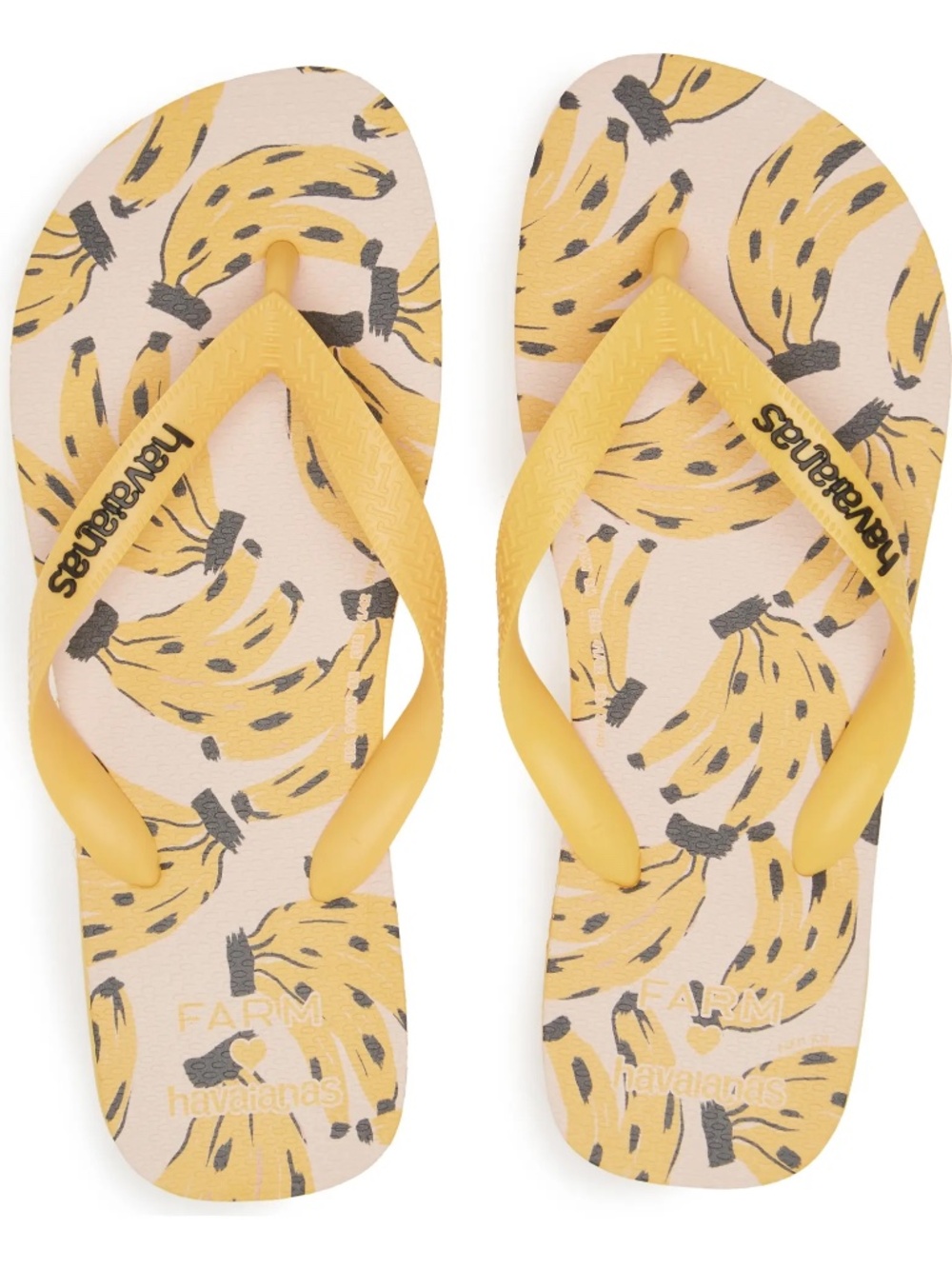New Havianas x FARM Rio Bananin' Flip Flop SZ 11
